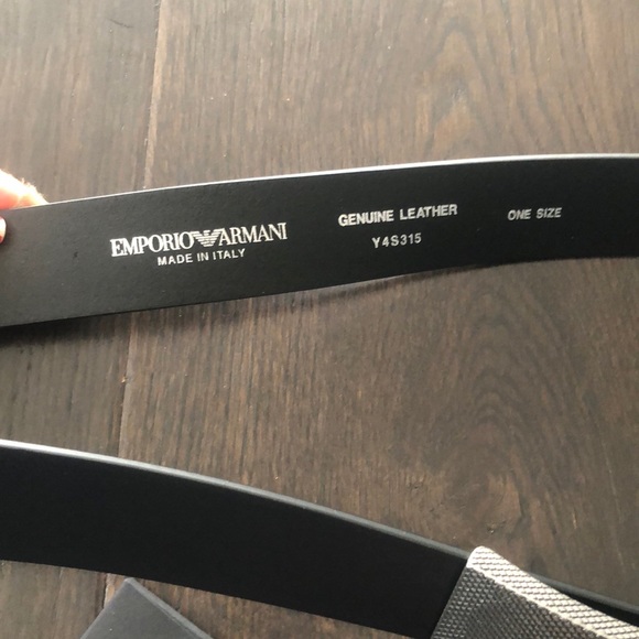 BNWT EMPORIO Armani leather belt. Made in Italy - Picture 3 of 5